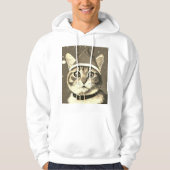 Veste À Capuche Vibes de Noël Meowy (Devant)