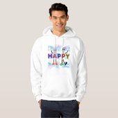 Veste À Capuche Vibes joyeuses (Devant entier)