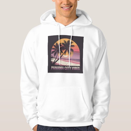 Veste À Capuche Vibrations de Panama City (Devant)