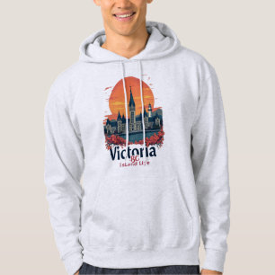 Veste À Capuche Victoria BC Island Life Sunset Vintage