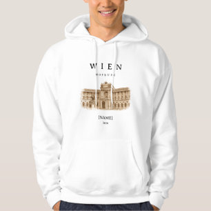 Veste À Capuche Vienne personnalisée Hofburg Nom & Année