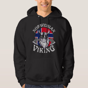 Veste À Capuche Viking Drôle Norvège Drapeau Vikings
