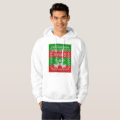Veste À Capuche Vilain pull motif sonnettes Joyeux fils Xmas (Devant entier)