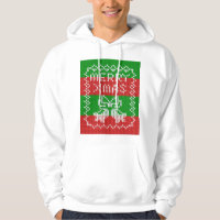 Vilain pull motif sonnettes Joyeux fils Xmas