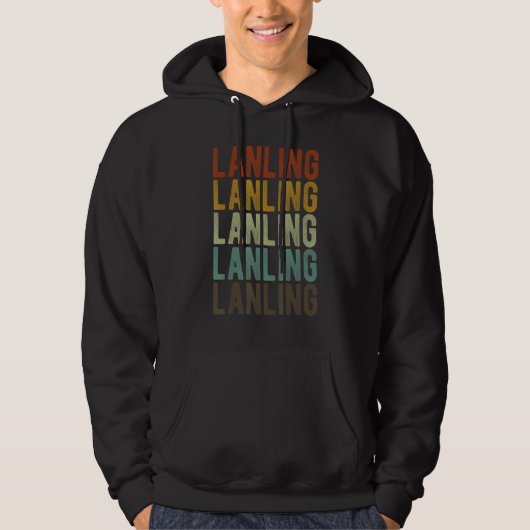 Veste À Capuche Ville de Lanling Chine Rétro (Devant)