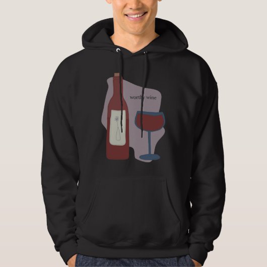 Veste À Capuche Vin digne (Devant)