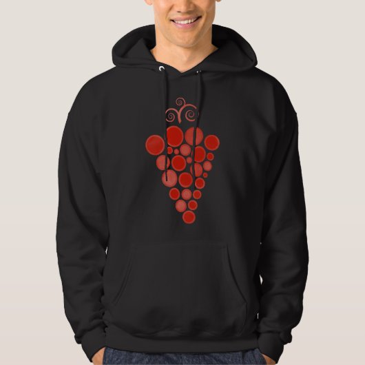 Veste À Capuche Vin rouge 98 (Devant)
