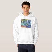 Veste À Capuche Vincent Van Gogh peignant Les Iris (Devant entier)