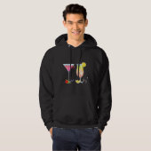 Veste À Capuche Vins de verres pour vin (Devant entier)