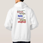 Veste À Capuche Vins et chansons (Dos)