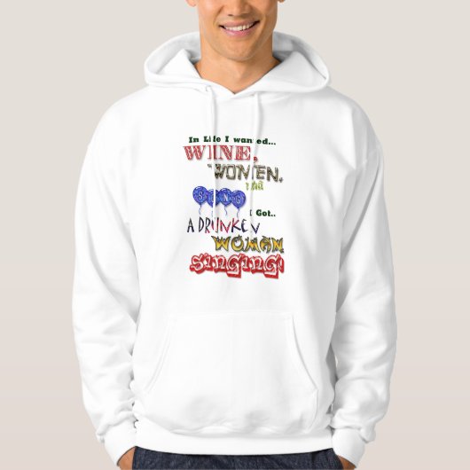 Veste À Capuche Vins et chansons (Devant)