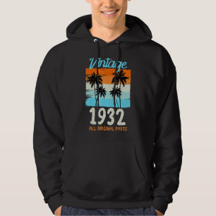 Veste À Capuche Vintage 1932 Toutes les pièces d'origine Palm Tree