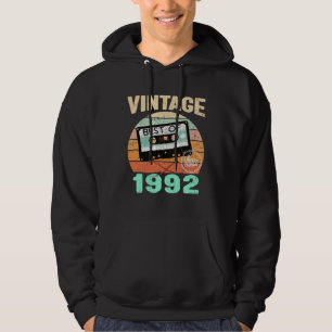 Veste À Capuche Vintage 1992 Cassette Audio Vintage Meilleur de