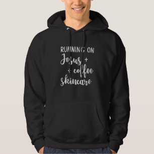 Veste À Capuche Vintage Courir Sur Jésus Coffee Soins de la peau E