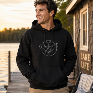 Veste À Capuche Vintage Deerwood Lake Classic Lake Life