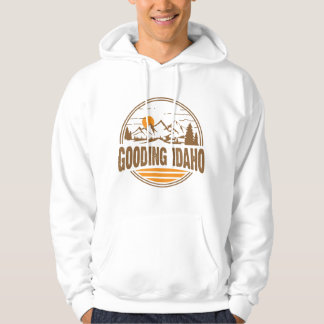 Veste À Capuche Vintage Gooding, Idaho Randonnée en Montagne Souve