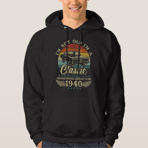 Veste À Capuche Vintage Je ne suis pas vieux Je suis classique Voi