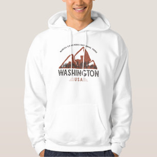 Veste À Capuche Vintage North Cascades National Park Washington
