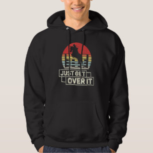 Veste À Capuche Vintage Retro Il Suffit De Le Surmonter Cheval Equ