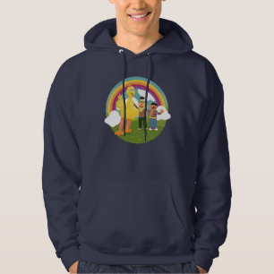 Veste À Capuche Vintage Sesame Street Friends Rainbow