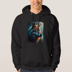 Veste À Capuche Vintage Wolf Lover Photographe de la faune Animal