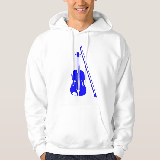 Veste À Capuche Violon - Bleu (Devant)