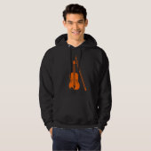 Veste À Capuche Violon - Orange (Devant entier)