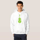 Veste À Capuche Violoncelle - Vert Martien (Devant entier)