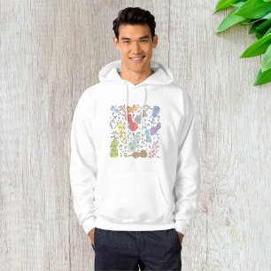 Veste À Capuche Violons Et Notes Musicales
