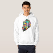 Veste À Capuche Visage balafré (Devant entier)