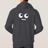 Veste À Capuche Visage de Dessin Animé Drôle Devant et Derrière (Dos)