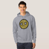 Veste À Capuche Visage impressionnant de désapprobation (Devant entier)