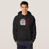 Veste À Capuche Visage riant Meme comique de rage de PFFTCH (Devant entier)