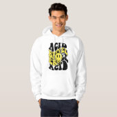 Veste À Capuche Visage Souriant Psychédélique en Acide Fondant Typ (Devant entier)