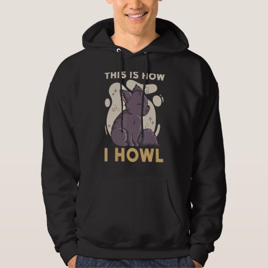 Veste À Capuche Voici Comment Je Cite Howf Pour Un Expert Wolf (Devant)