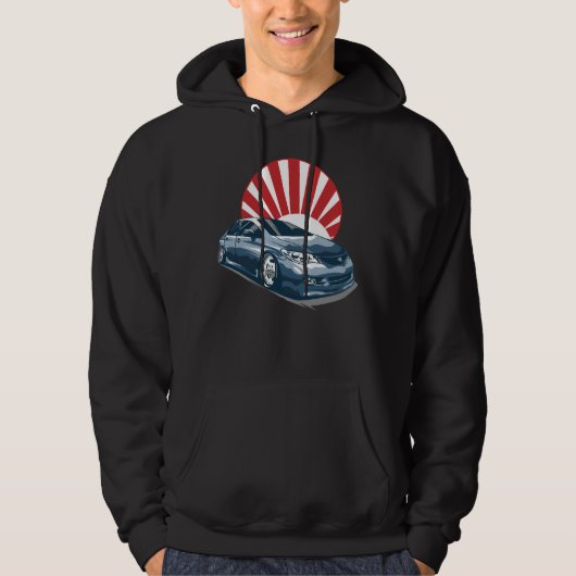 Veste À Capuche voiture civique (Devant)