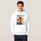 Veste À Capuche Vol de rêve : Le petit dragon (Devant entier)