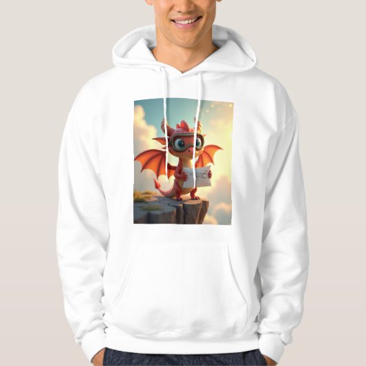 Veste À Capuche Vol de rêve : Le petit dragon (Devant)