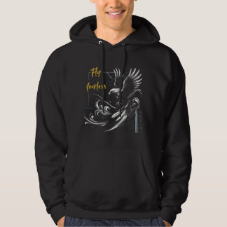 Veste À Capuche Voler sans peur - Art du majestueux aigle