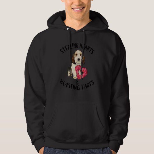 Veste À Capuche Voleurs de cœurs Petits Bassets Griffo à pets expl (Devant)