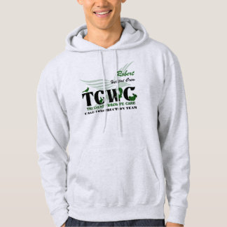 Veste À Capuche Volontaire de logo de TCWC - volontaire/nom de
