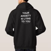 Veste À Capuche Votre anxiété vous ment (Dos)