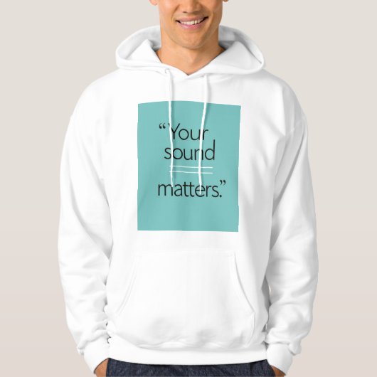 Veste À Capuche Votre son compte 2 (Devant)