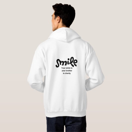 Veste À Capuche Votre sourire  b (Dos entier)