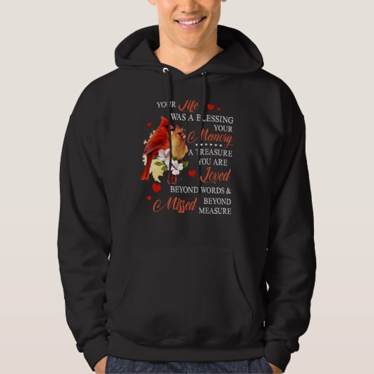Veste À Capuche Votre vie était une bénédiction (Devant)