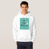Veste À Capuche Votre voix compte 2 (Devant entier)
