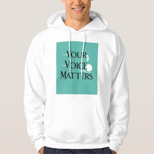 Veste À Capuche Votre voix compte 2 (Devant)