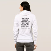 Veste À Capuche Vous améliorez le monde (Dos entier)