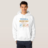 Veste À Capuche Vous Avez Fait Un Marathon (Devant entier)