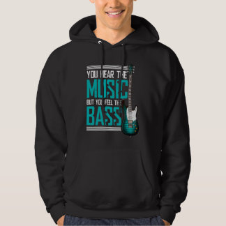 Veste À Capuche Vous entendez la musique mais vous sentez la basse